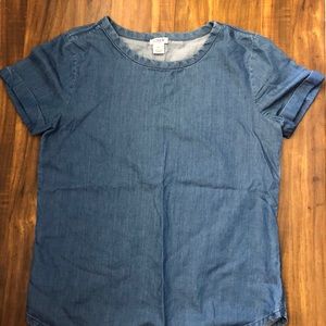 J.Crew cotton chambray shirt